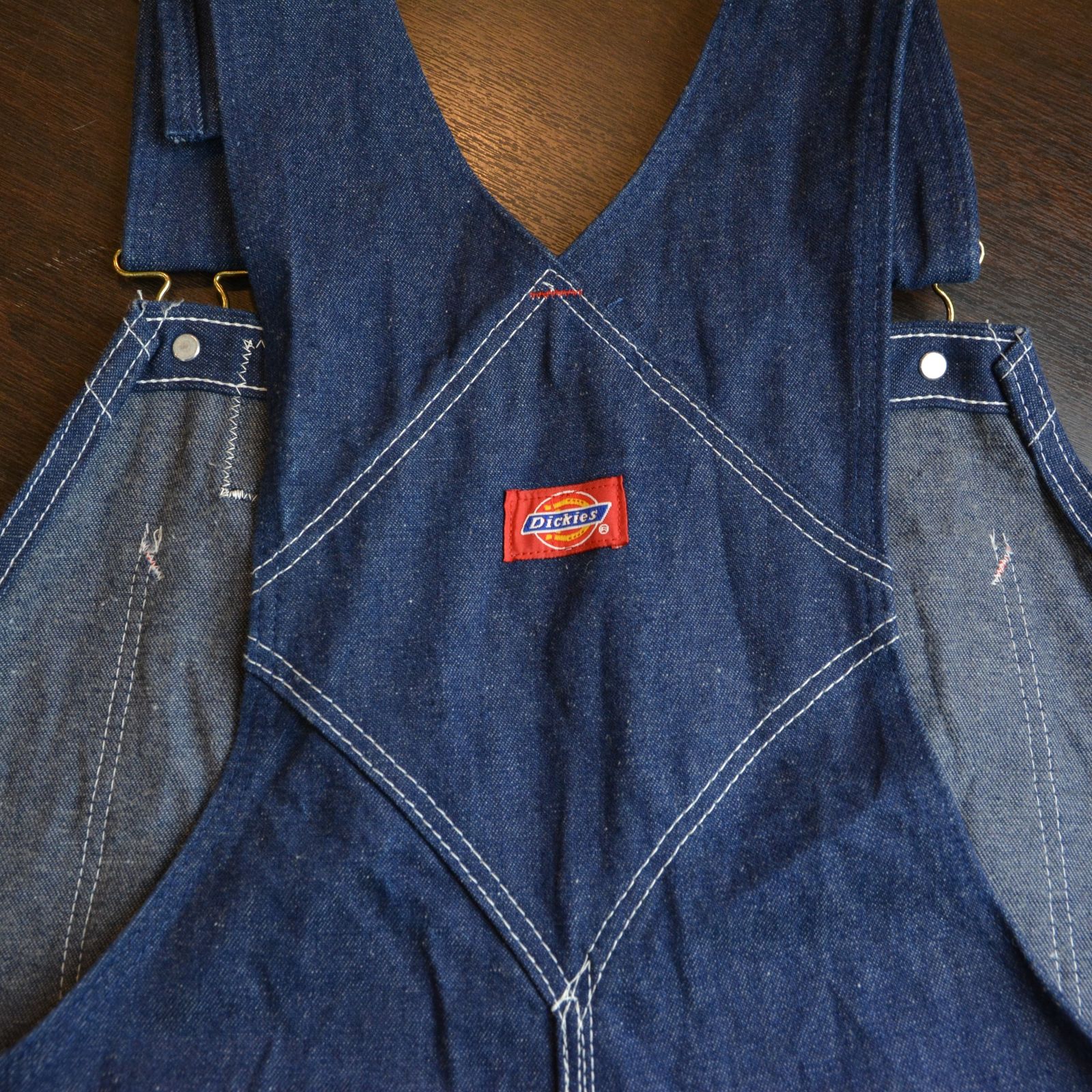 古着 90's / Dickies ディッキーズ リジッドデニム オーバーオール