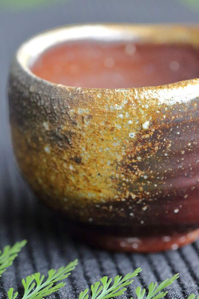 金重晃介 備前ぐい吞み 酒呑 薪窯焼成酒器 備前焼ぐいのみ