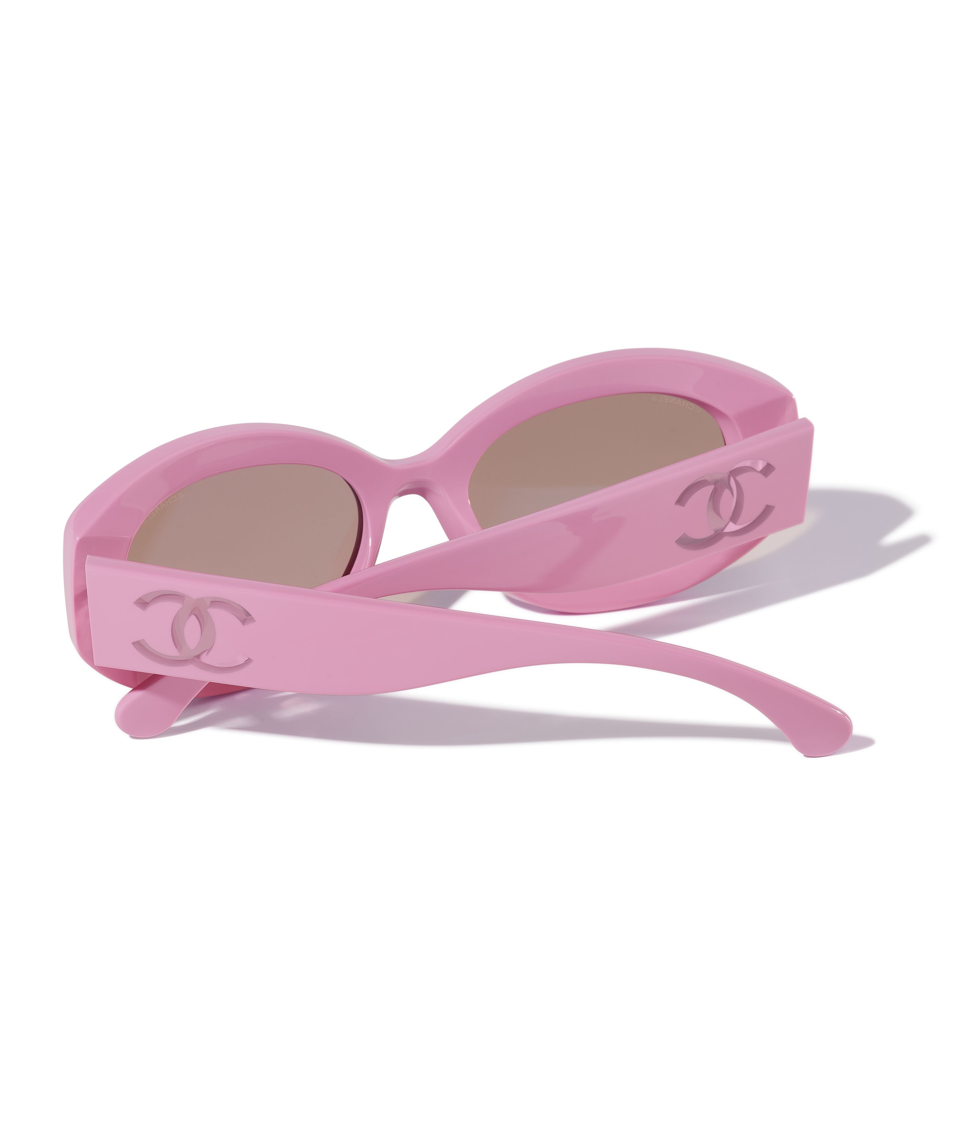 CHANEL Sunglasses: Oval Sunglasses, acetate & nylon — Fashion | CHANEL