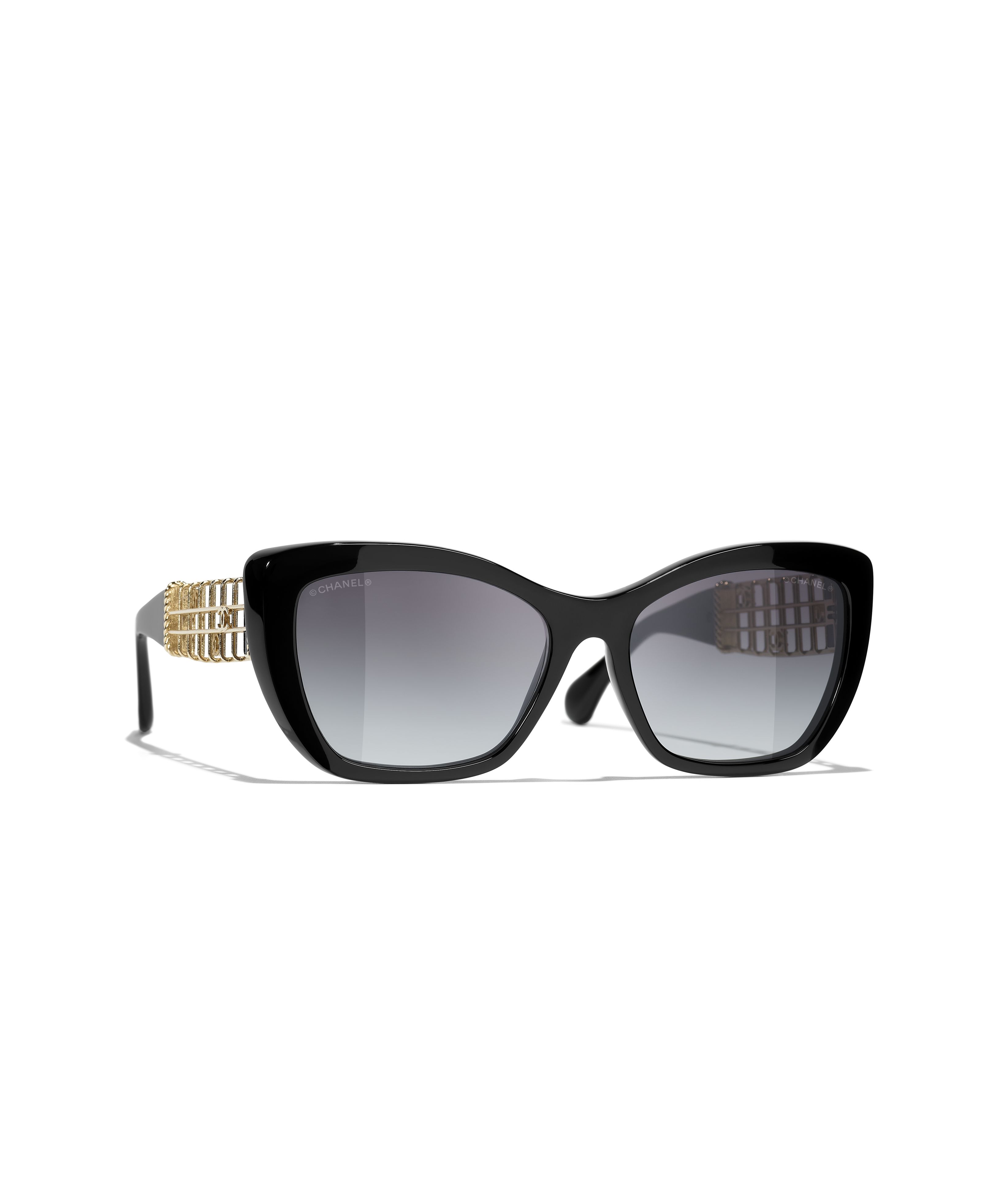 CHANEL Sunglasses: Cat Eye Sunglasses, nylon — Fashion | CHANEL