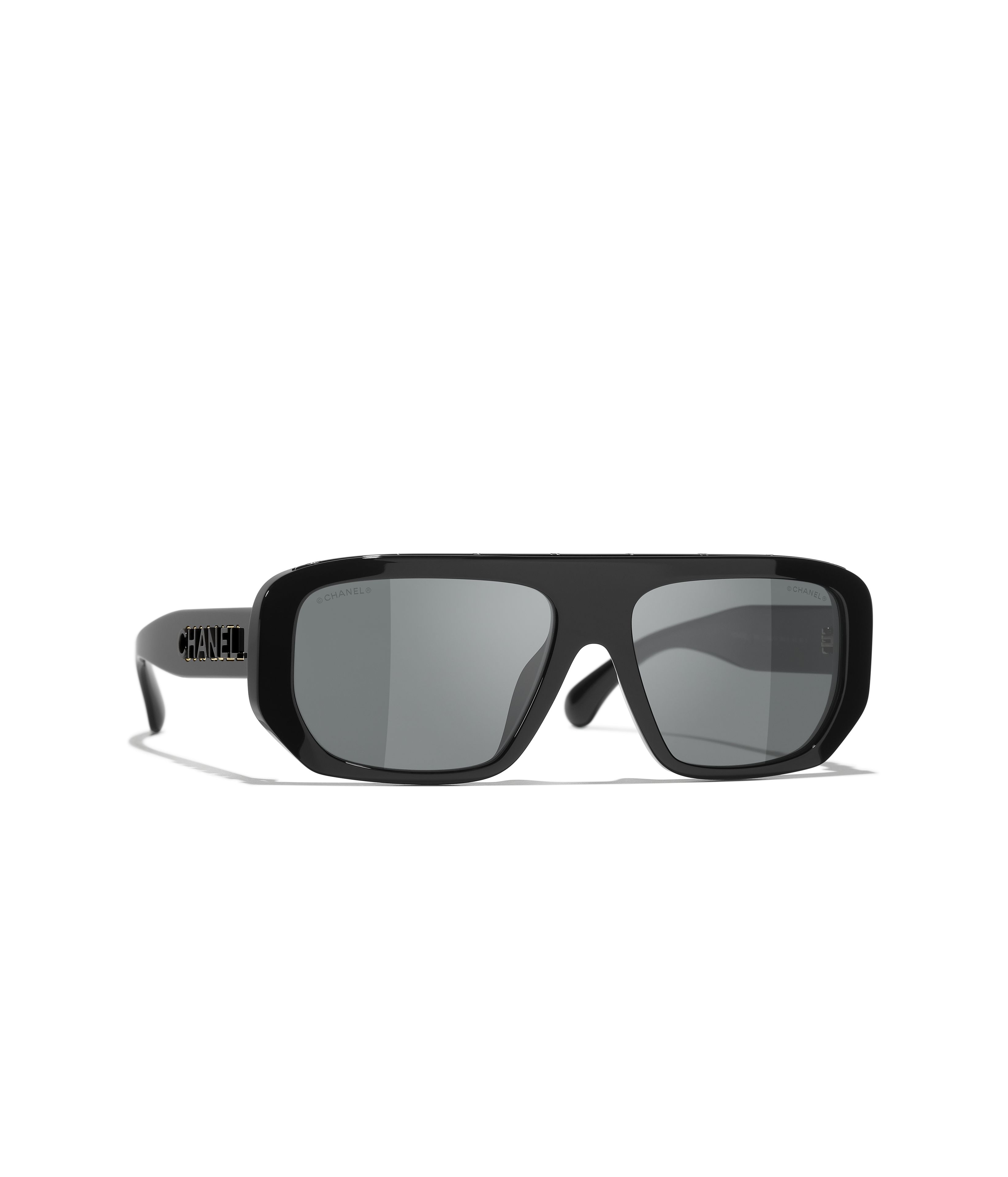 CHANEL Sunglasses: Shield Sunglasses, nylon — Fashion | CHANEL