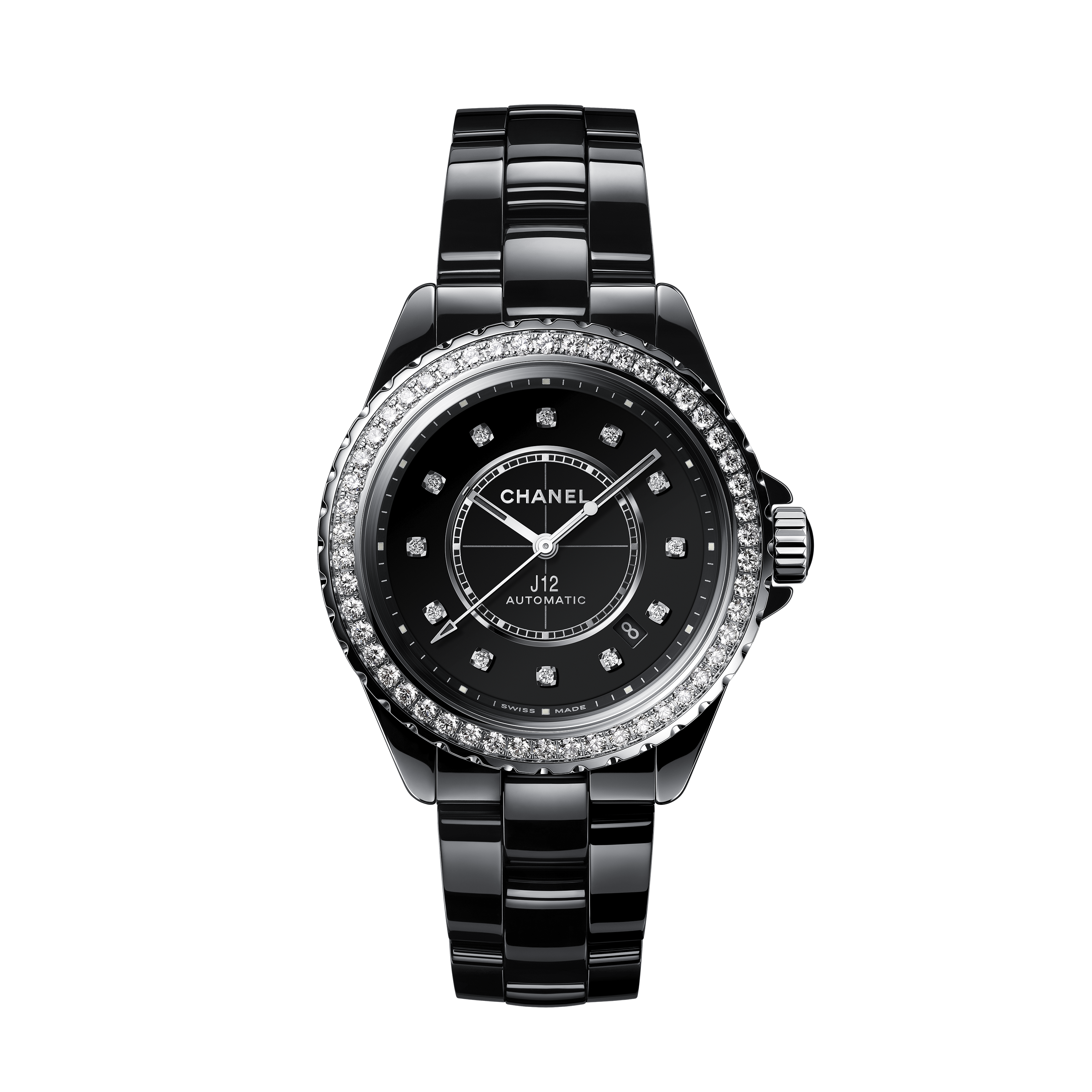 J12 Black - Swiss watch - Watches | CHANEL
