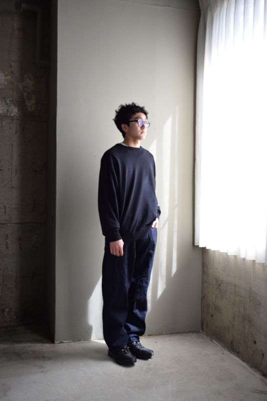 COMOLI (コモリ) デニム 5Pパンツ [NAVY]