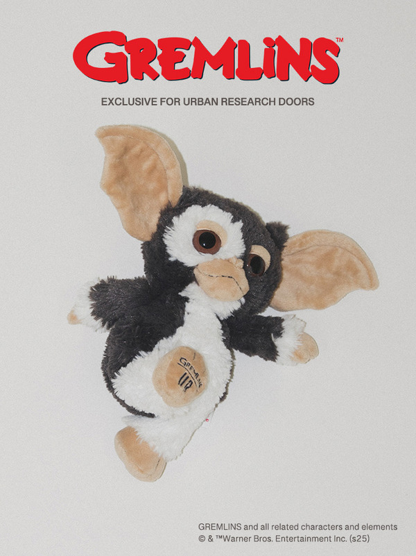 グレーカラーのギズモのぬいぐるみが登場！『GREMLINS』×「NICI」の