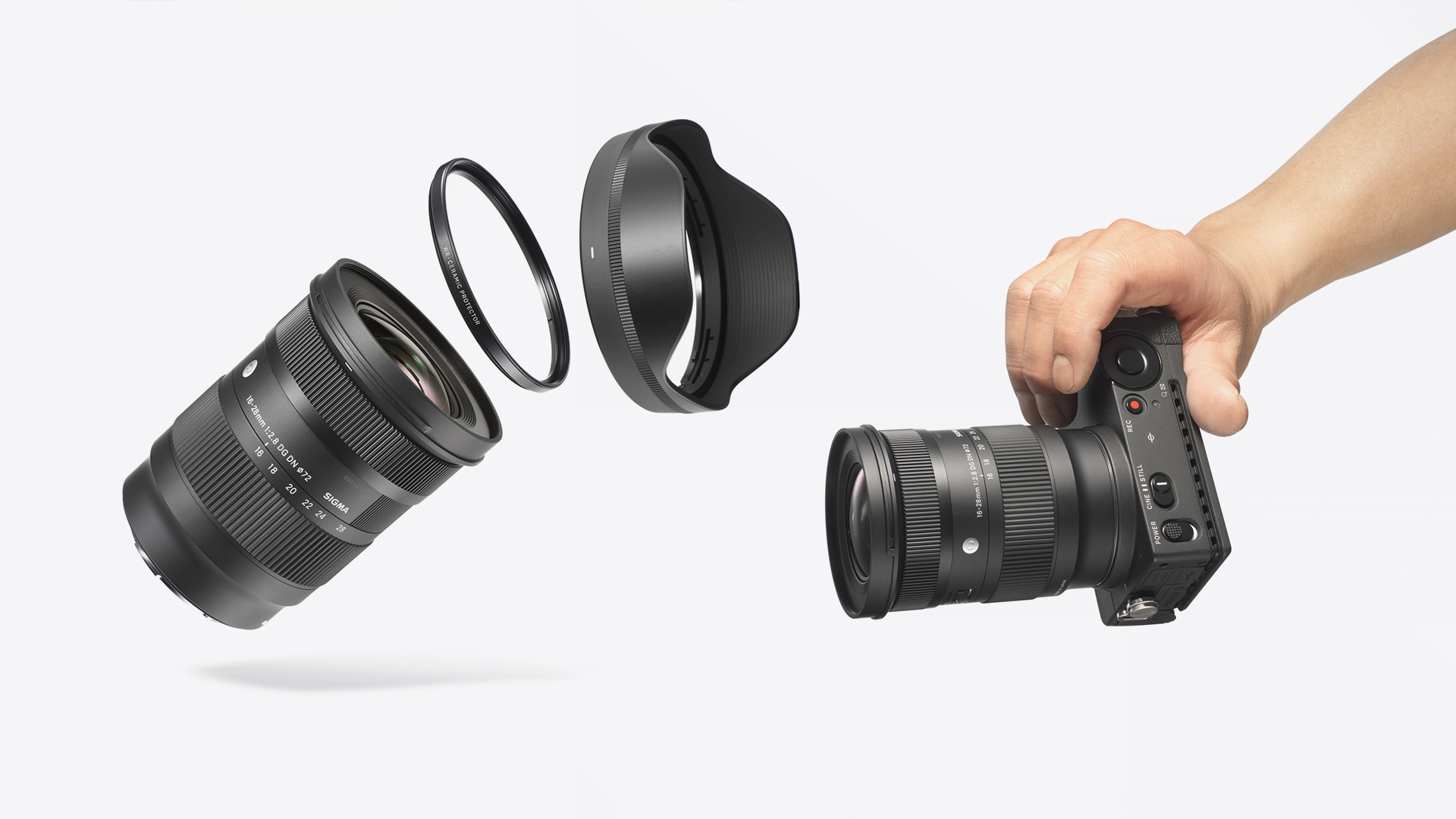 シグマがLマウントとEマウントのフルサイズカメラ用「16-28mm F2.8 DG
