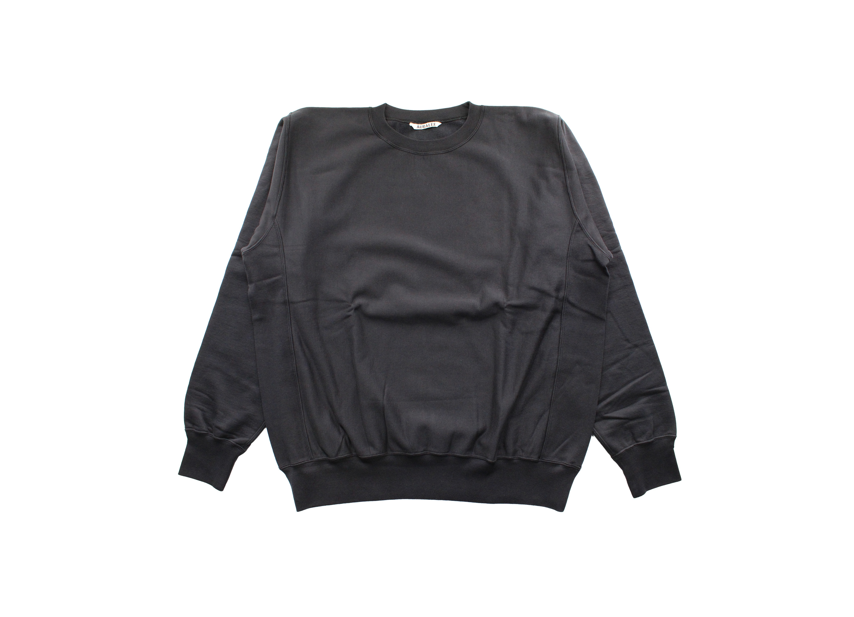るる】AURALEE ブラック スウェット トレーナー Namu Shop - Auralee