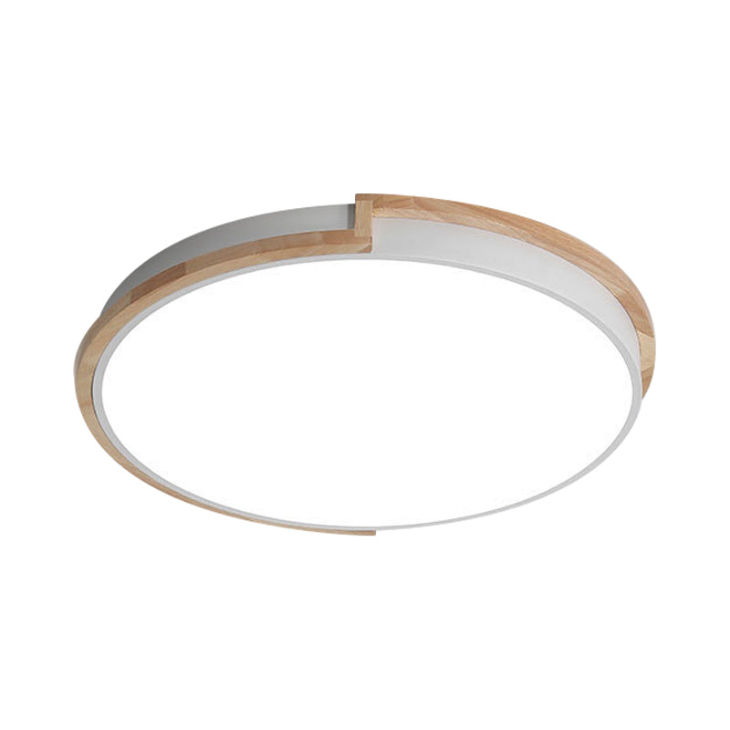 グレー/ブルー/ピンク ラウンド フラッシュ マウント ランプ マカロン