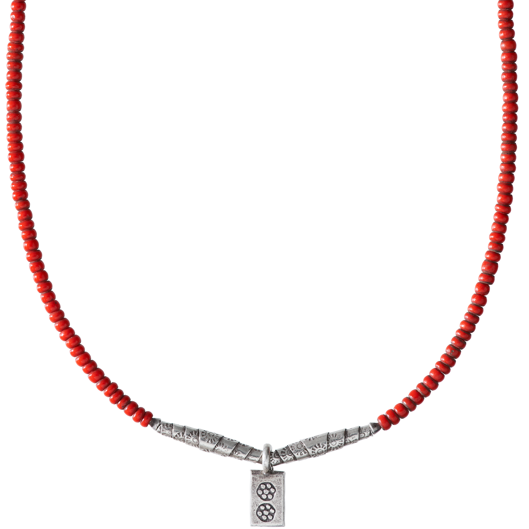 ヴィンテージ チベット風マルチストランドネックレス（25年以上前