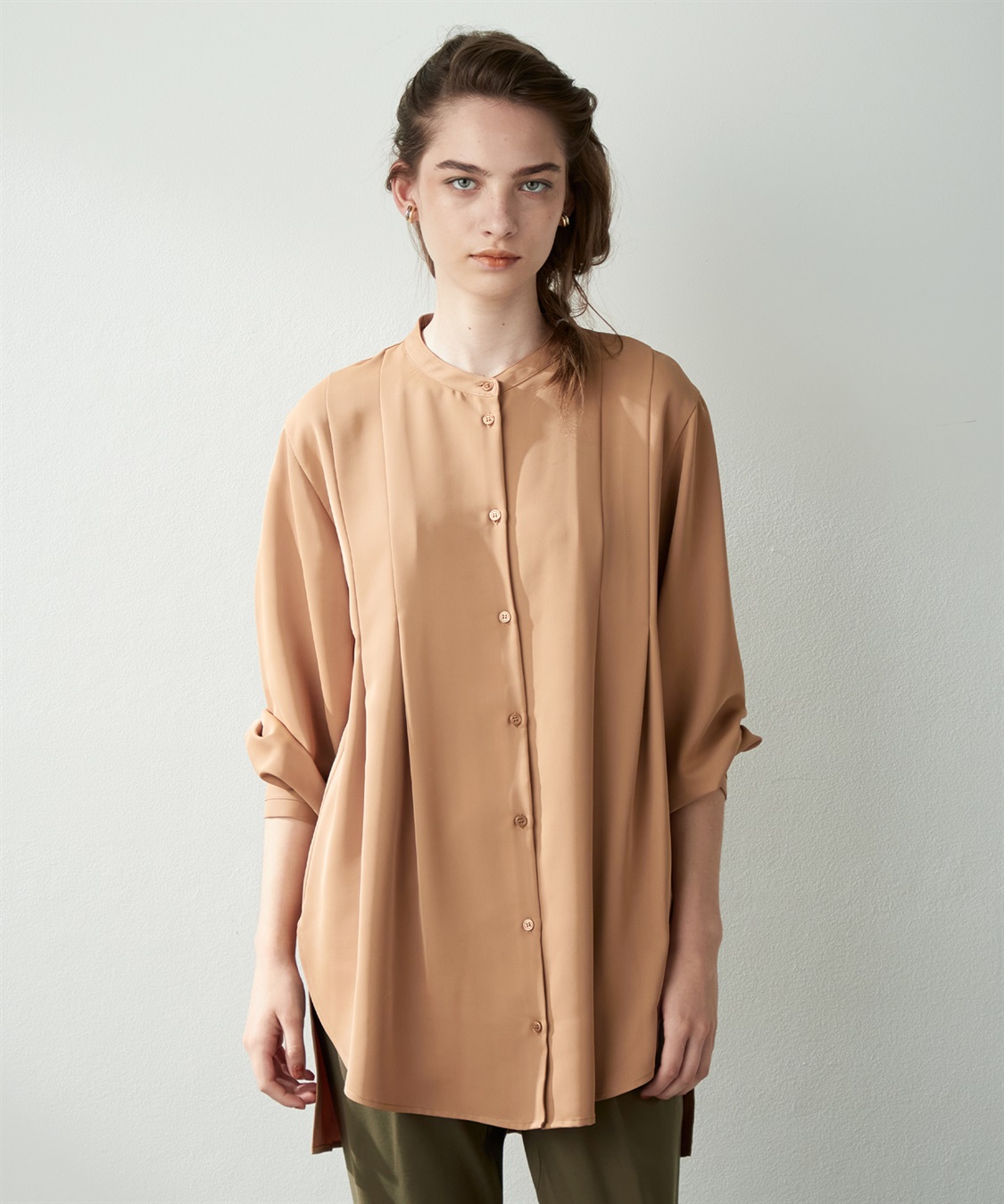 バックタックブラウス LE SOUK HOLIDAY｜クロスプラス公式通販サイト