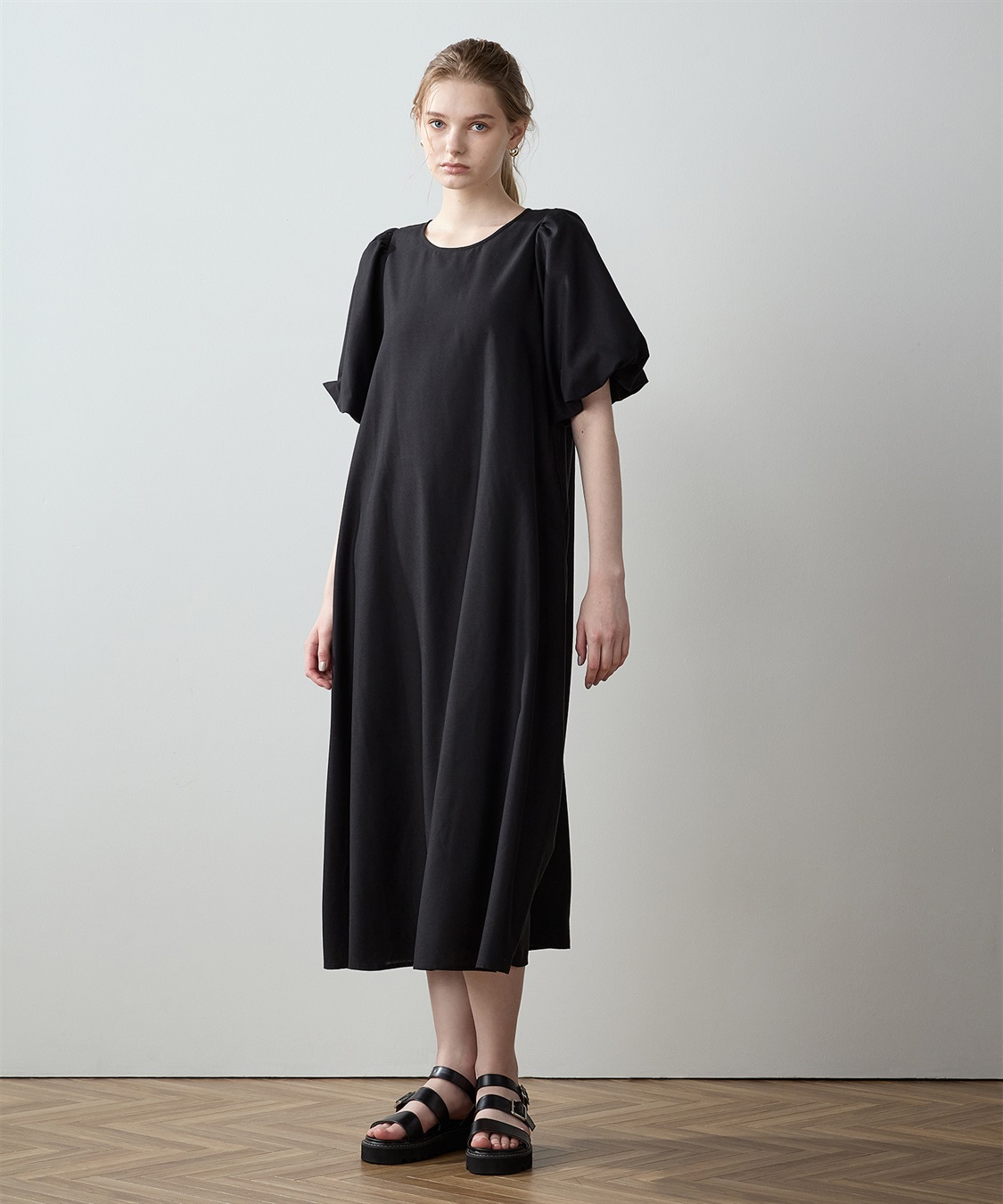 バルーンスリーブワンピース LE SOUK HOLIDAY｜クロスプラス公式通販サイト