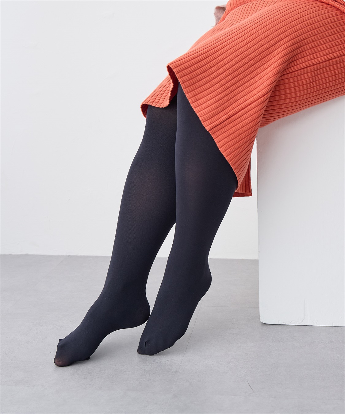 anyfee/プラスサイズ】80デニールタイツ Life Style by cross marche