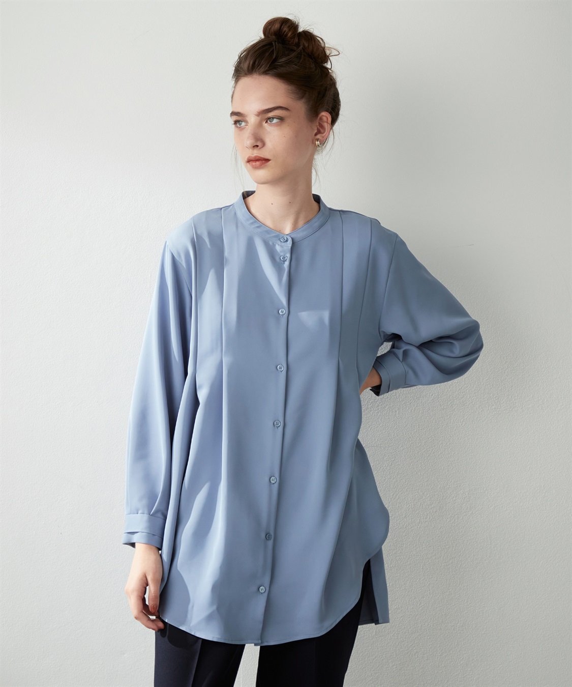 バックタックブラウス LE SOUK HOLIDAY｜クロスプラス公式通販サイト