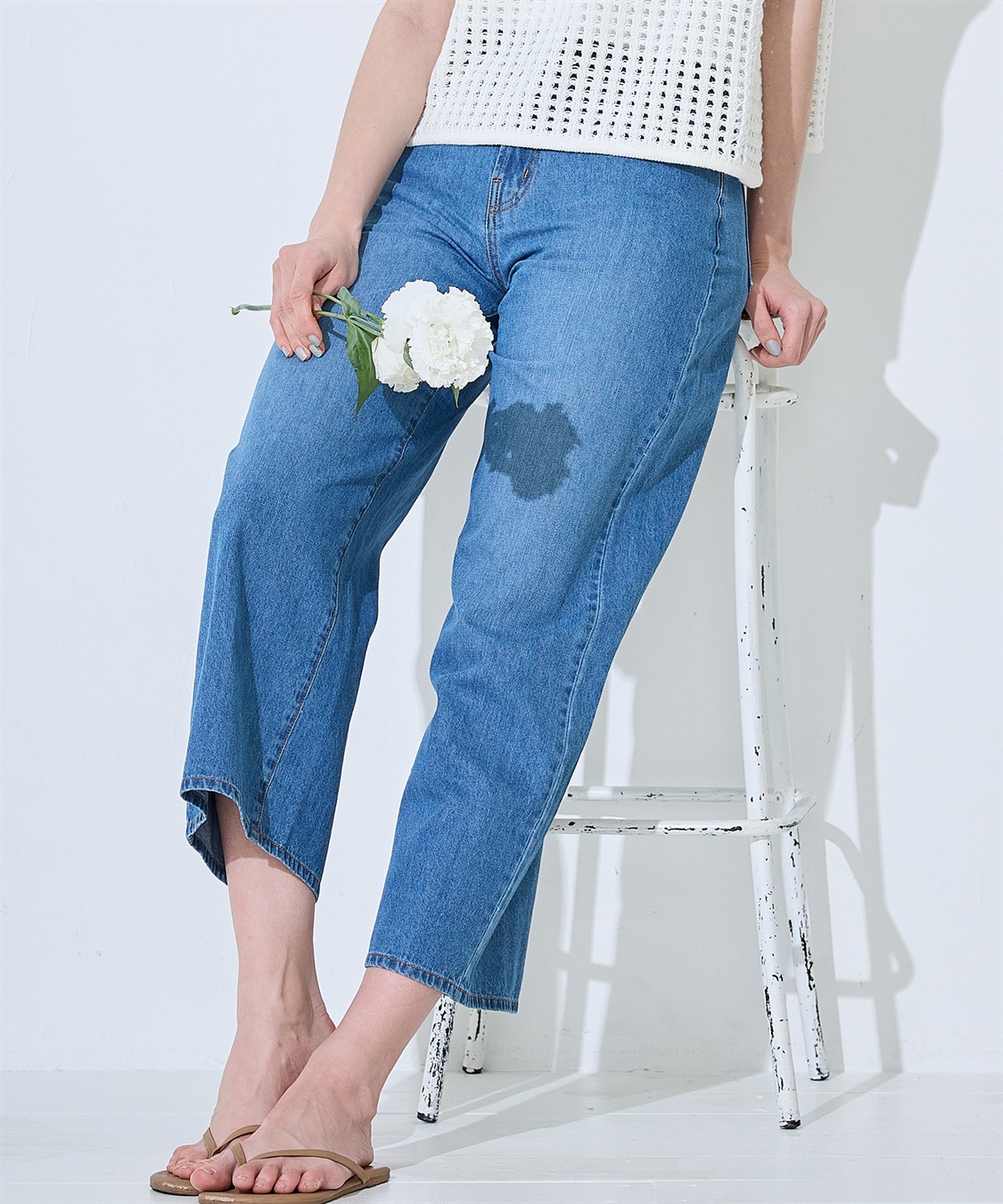 ワイドデニムパンツ LE SOUK HOLIDAY｜クロスプラス公式通販サイト