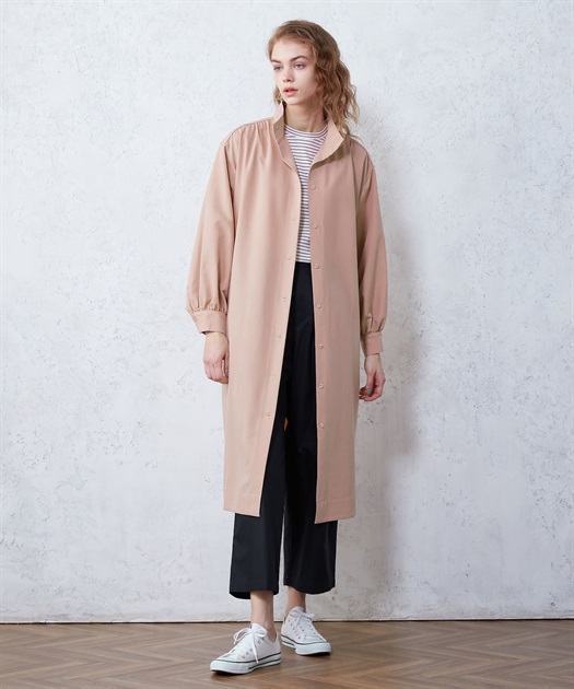 ハイネックコートワンピース LE SOUK HOLIDAY｜クロスプラス公式通販サイト