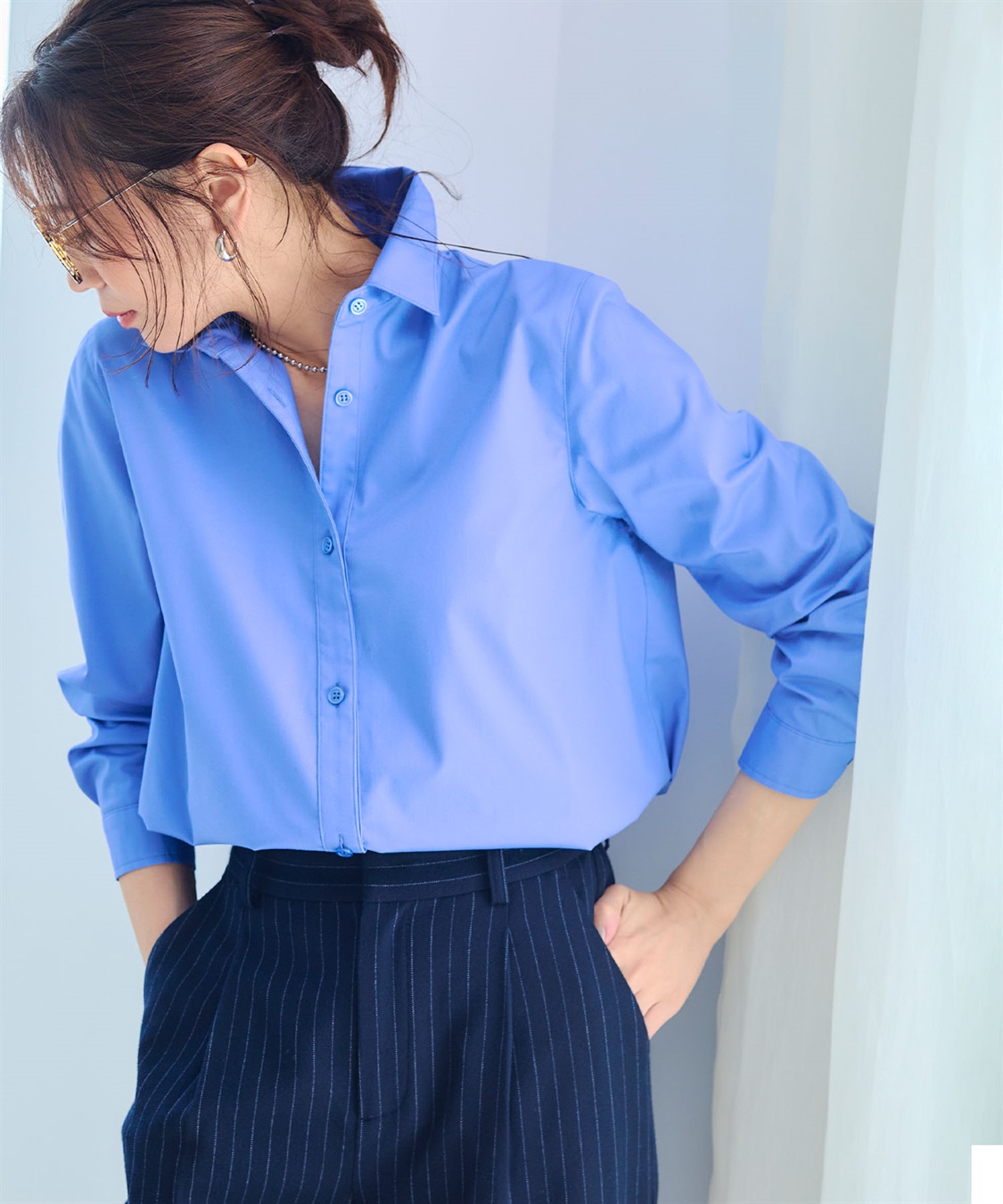 洗える》正解 ストレッチシャツ【CF/クロスファンクション】 CROSS