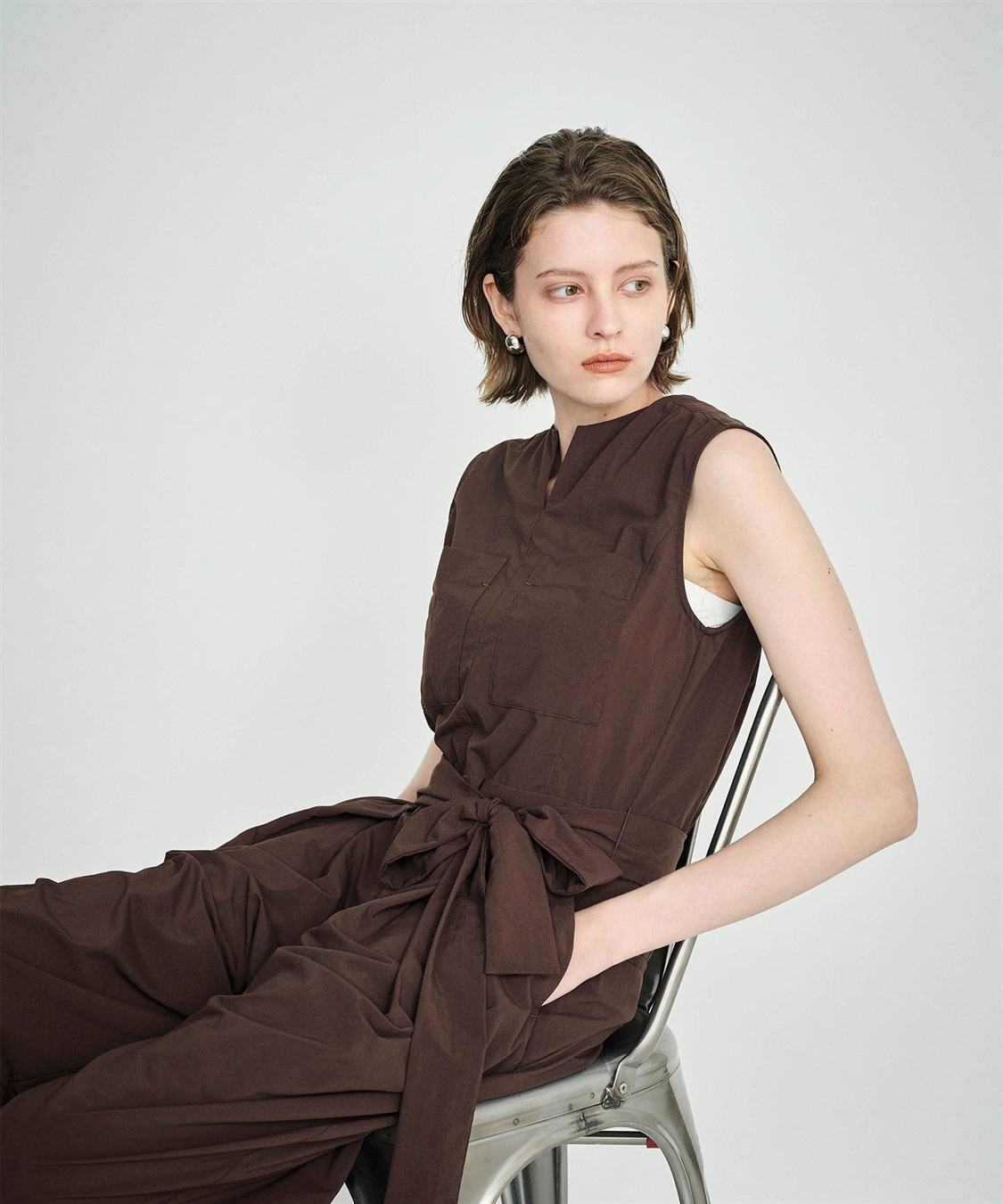 撥水キーネックオールインワン【NYLON WATER PROOF】 N.O.R.C｜クロス