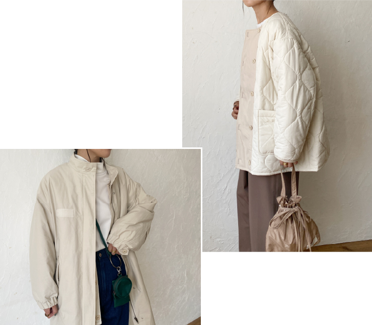 ReNorm 大人気！YUKIさんコラボ《M65コート×中綿ブルゾンセット》の着