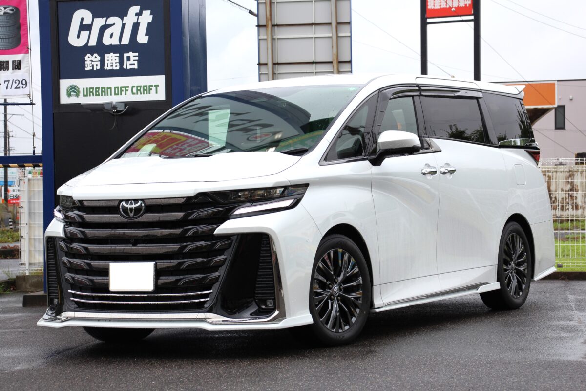 40ヴェルファイアのローダウン。パーフェクトダンパー6G で乗り心地も