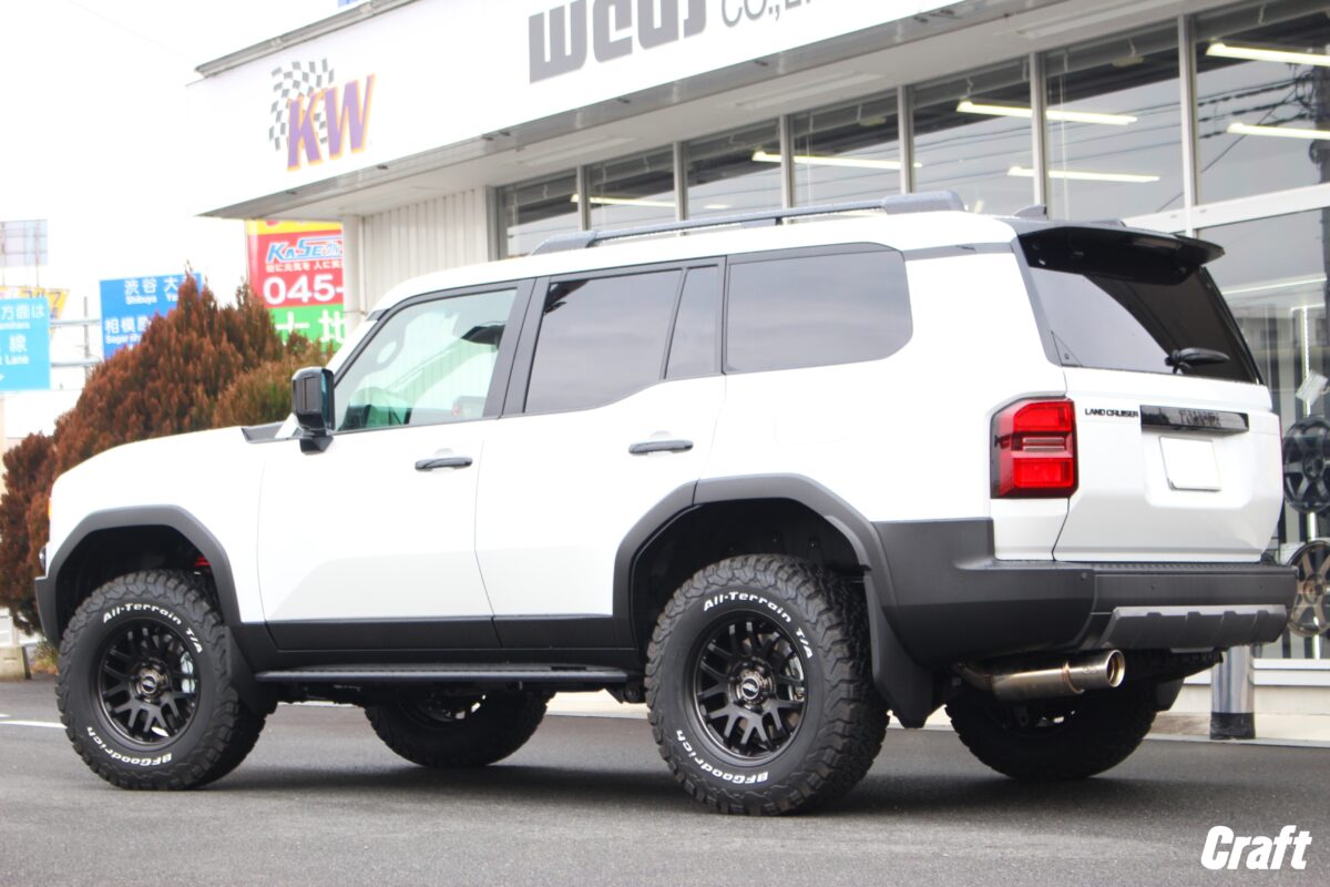 ランクル250 GDJ250W をタナベUP210でリフトアップ ✨ +40mmの仕上がり