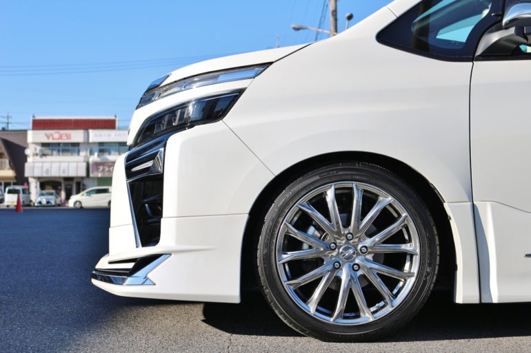 80系ヴォクシーをモデリスタのダウンサスからTEIN車高調へ！比較します