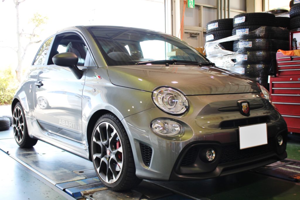 アラゴスタ車高調、装着はアバルト595 コンペティツィオーネ。 | 鈴鹿