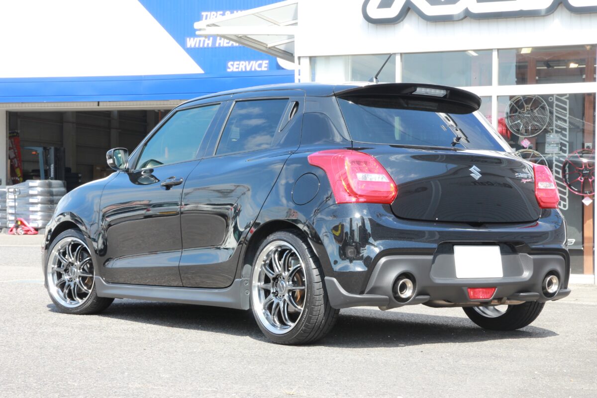 ZC33S スイフトスポーツにTANABEのFUNTORIDEダンパーでローダウン