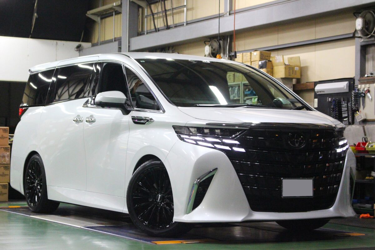 40系アルファード タナベDF210でローダウン＆ベルサス ヴォウジェ 20