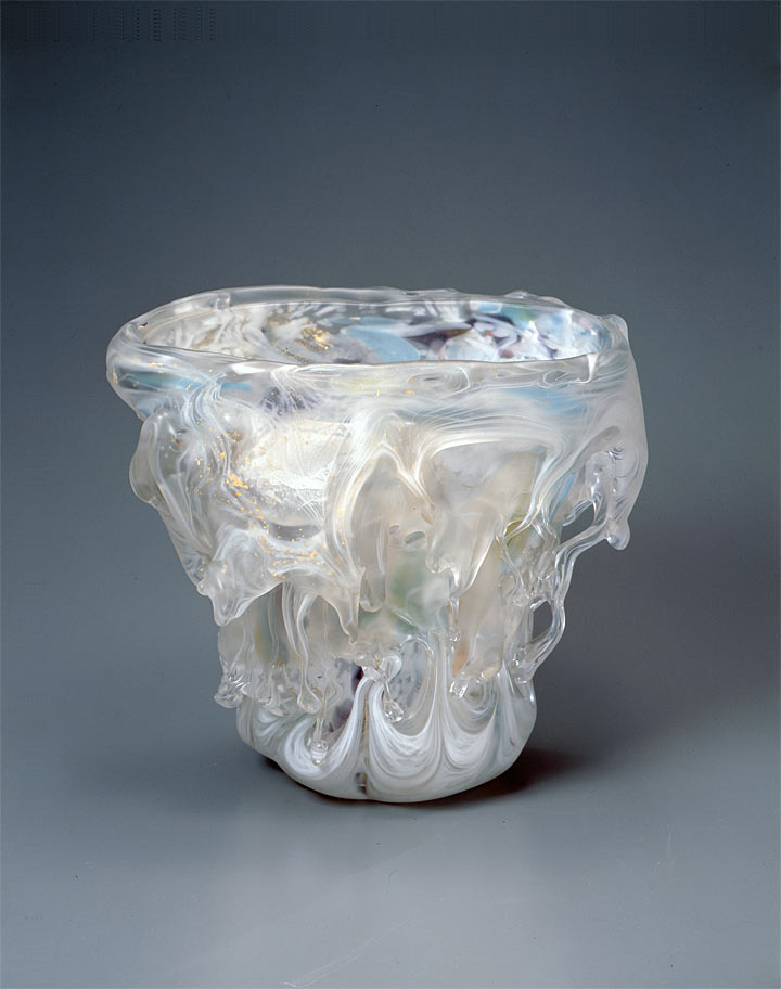 藤田喬平 ガラスオブジェ 「虹彩」 - CRAFTS DESIGN