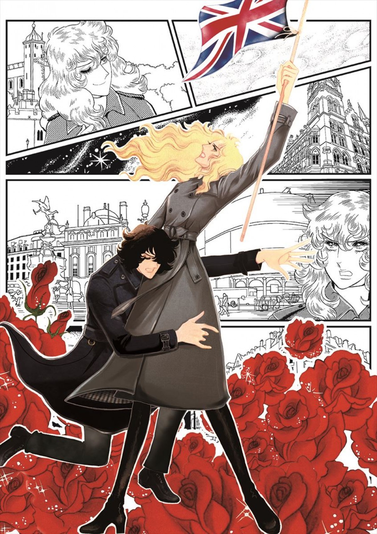 写真）ベルばら、トレンチコートの老舗英国ブランドとコラボ！完全描き