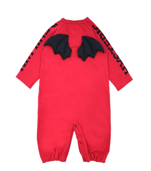 MY FIRST HYSTERIC DEVILKIN 羽付き 長袖2WAYALL 20；レッド サイズ；F