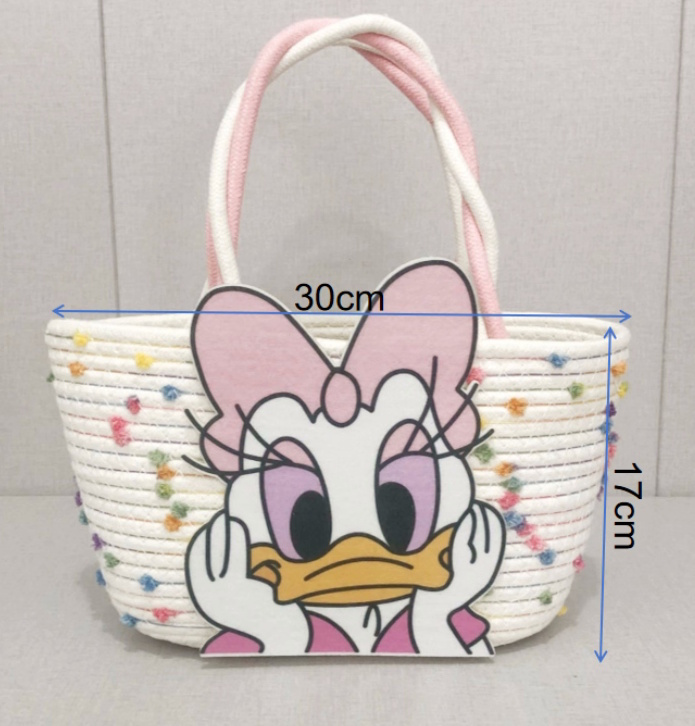 Donald Duck & Daisy Duck Basket Tote Bag ドナルドダック＆デイジー