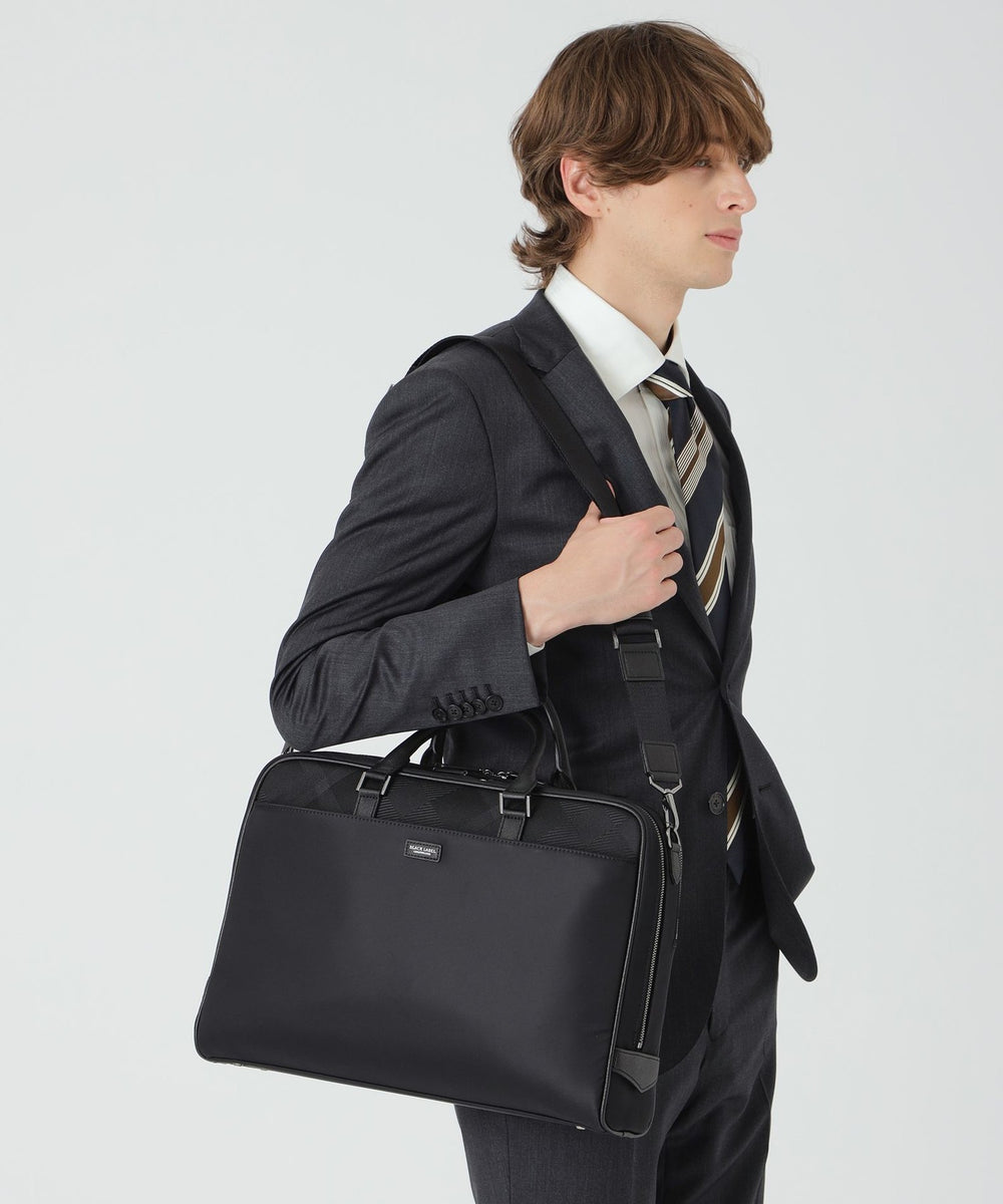 ナイロンコンビカルゼシャドークレストブリッジチェックビジネス