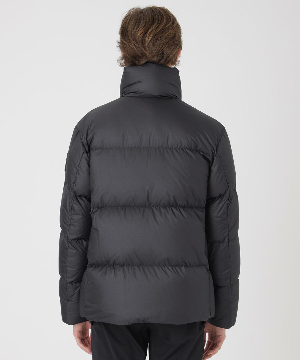 BLACK lab.】ライトウェイトスタンドネックリップダウン（ブルゾン