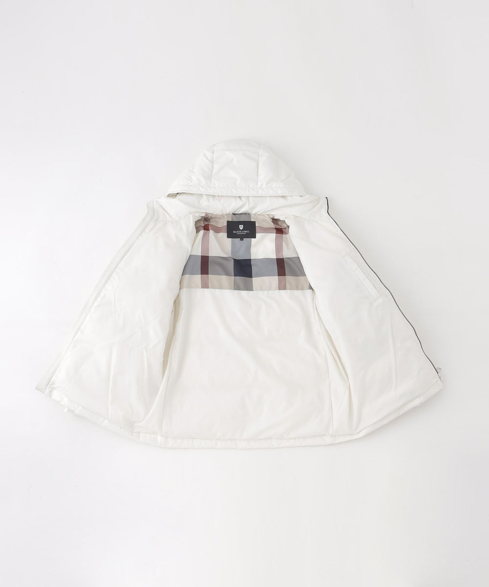 クレストブリッジチェックコンビショートダウン（ブルゾン）｜BLACK