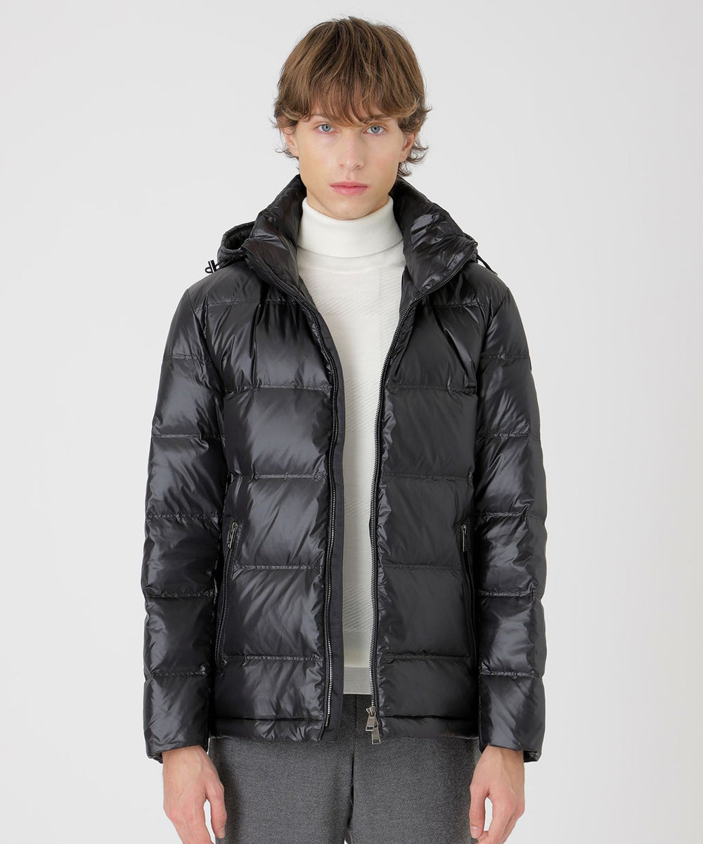 一部店舗限定】クレストブリッジチェックコンビネーションダウン