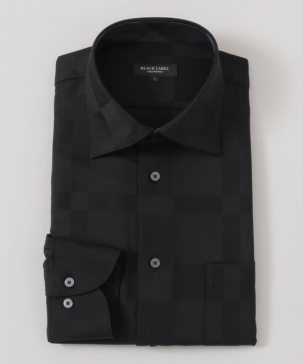 ウォッシャブルウールシャドークレストブリッジチェックセミワイド