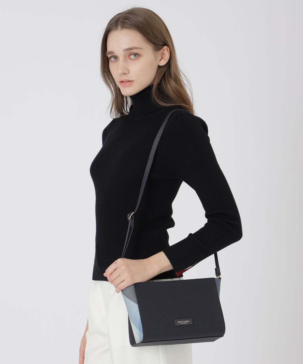 パーシャルクレストブリッジチェックPVCミニショルダー（バッグ