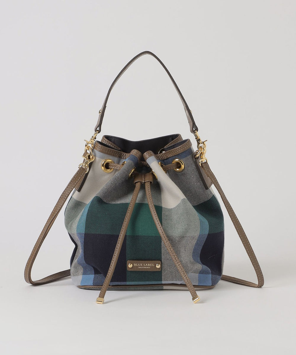 クレストブリッジチェックキャンバスコロン（バッグ）｜BLUE LABEL