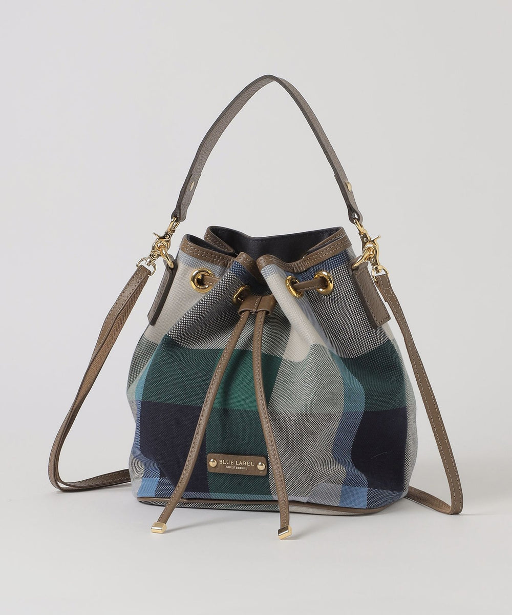 クレストブリッジチェックキャンバスコロン（バッグ）｜BLUE LABEL