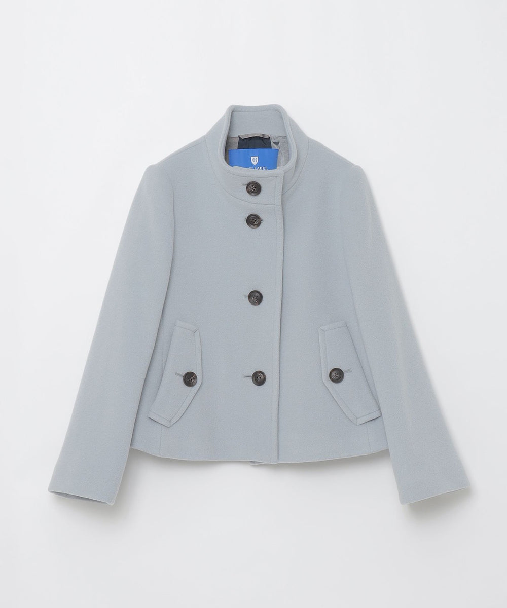 ファインウールダブルビーバーショートコート（コート）｜BLUE LABEL