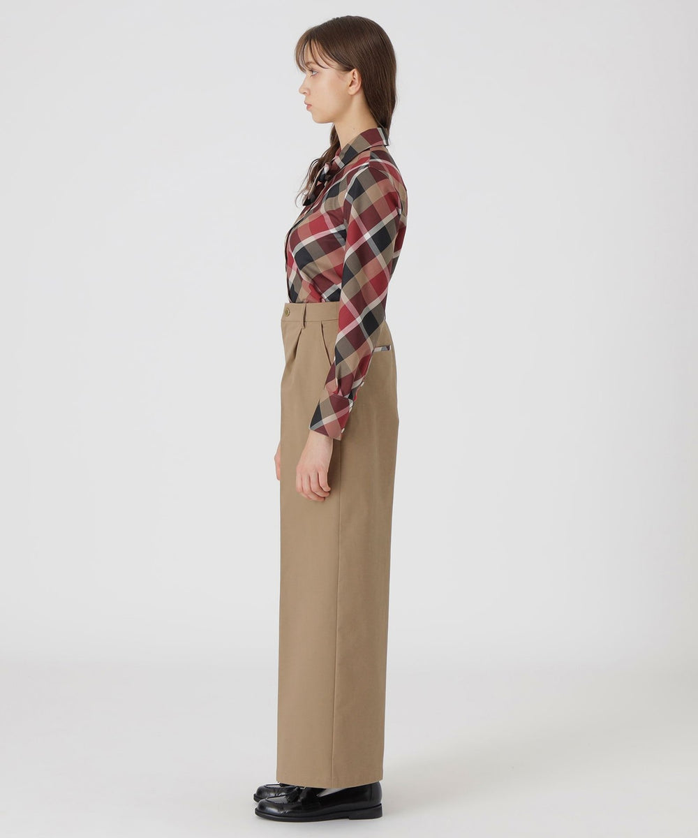 ハイウエストワイドパンツ（パンツ）｜BLUE LABEL CRESTBRIDGE(ブルー