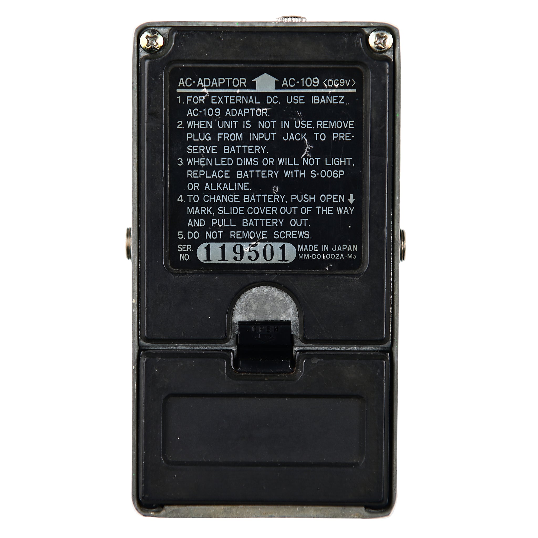 TS-808 TUBE SCREAMER 【VINTAGE】 – PEDAL SHOP CULT