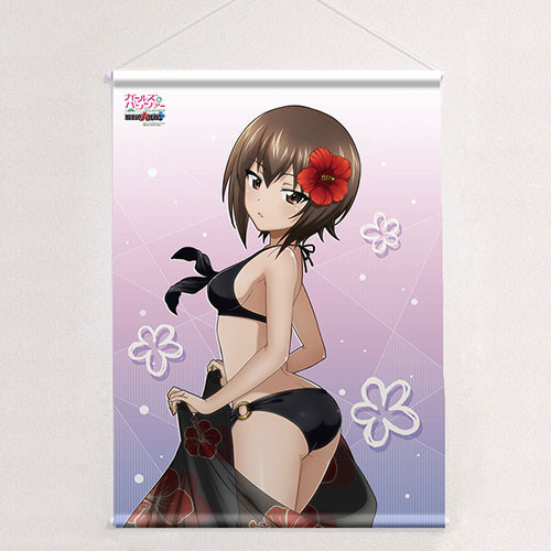 ガールズ＆パンツァー 戦車道大作戦！]B2タペストリー（西住まほ／水着）