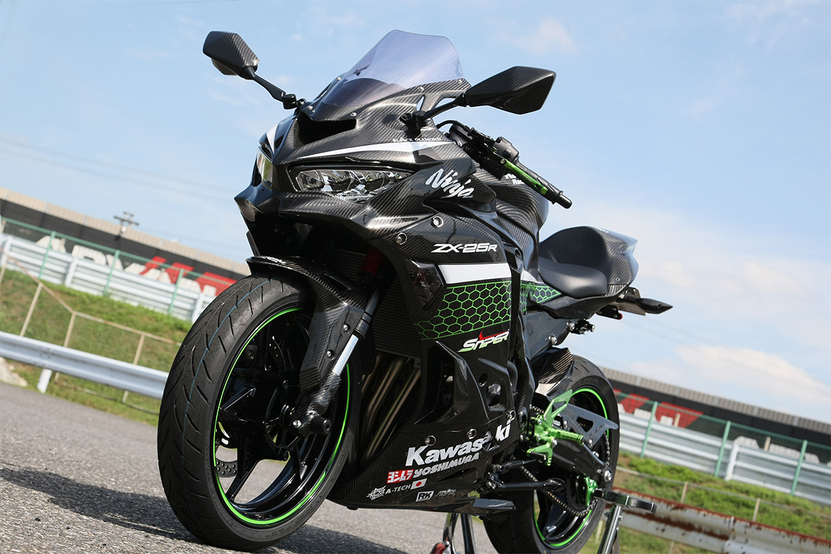 フルカスタムNinja ZX-25Rが早くも登場! ウィズミー主催Ninja ZX-25R