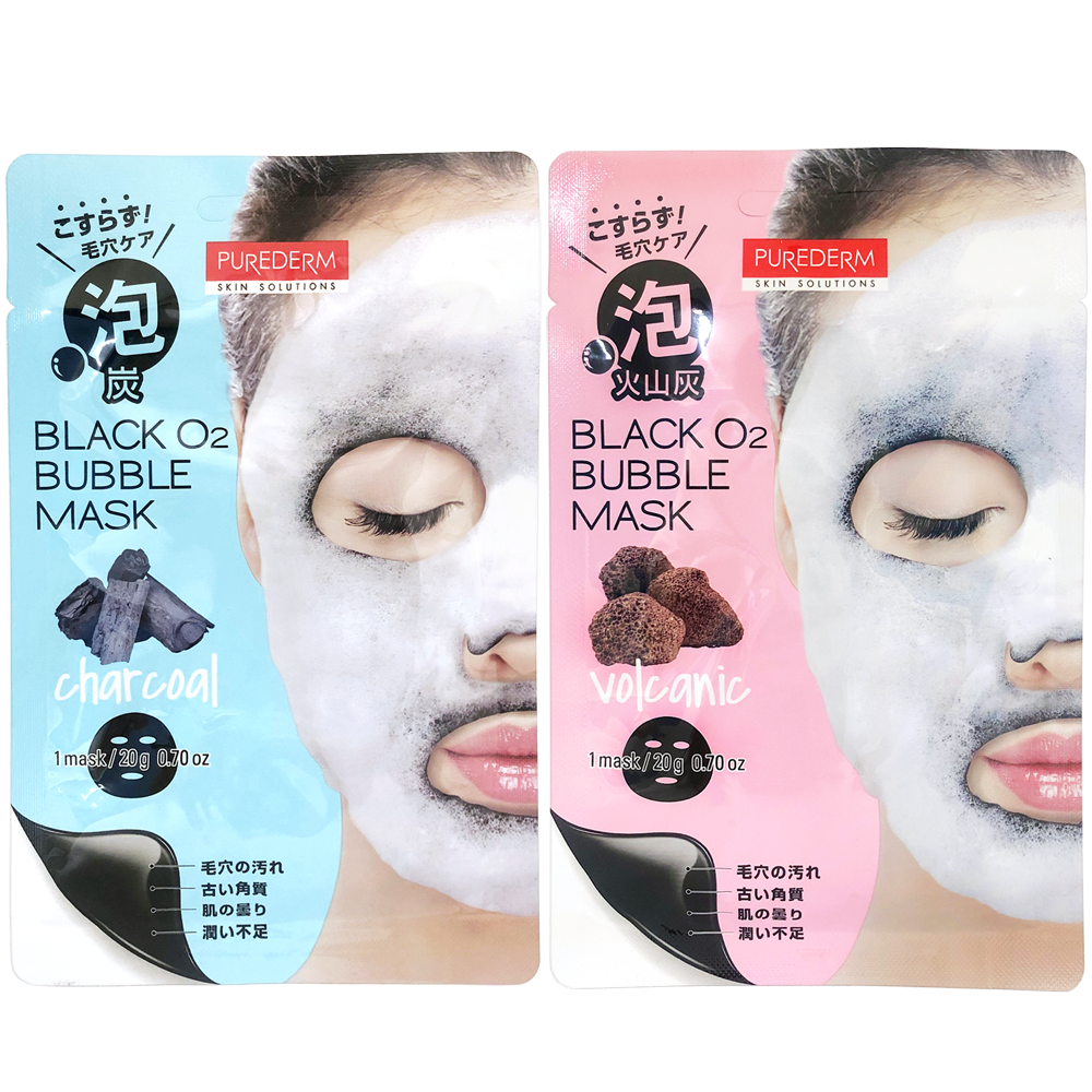 ピュアダーム BLACK O2 泡パック