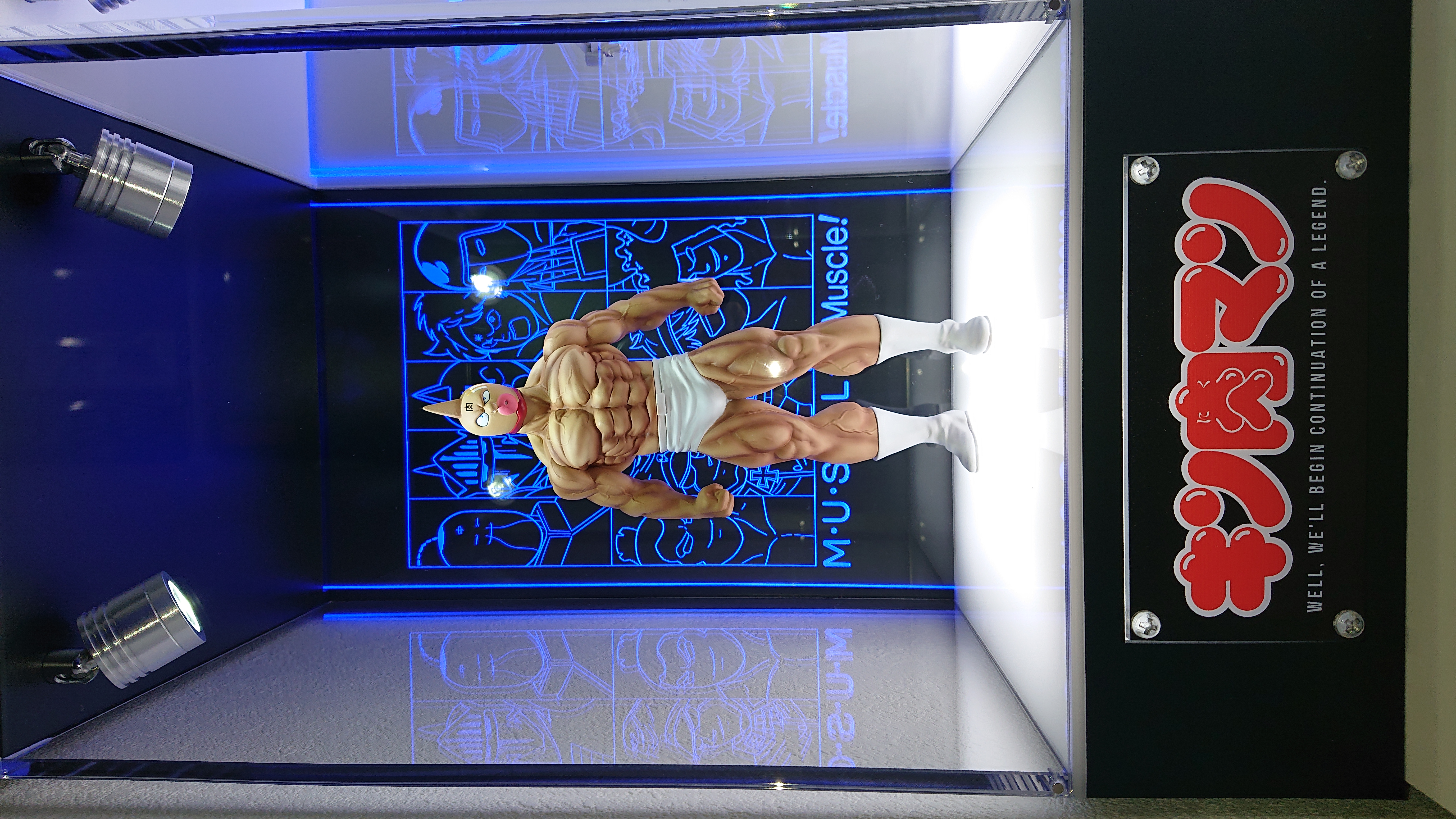 フィギュアケース 小 青 Ver. ソフビ製 CMC NO.50 悪魔将軍 3.0 ロンズ