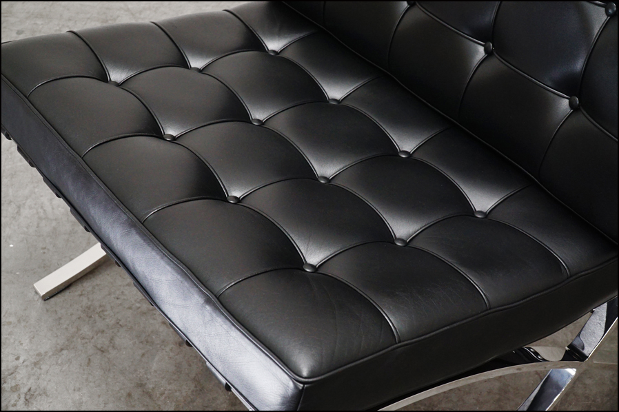 knoll(ノール) バルセロナチェア+オットマン(スツール) ミースファン