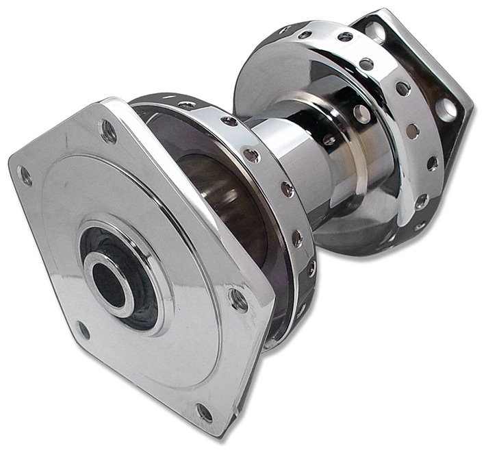 ハーレー 16インチホイール用スポーク ワイドの鉄ハブ、アルミハブ対応