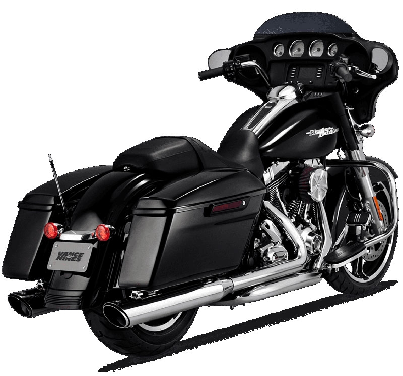 VANCE＆HINES ツインスラッシュ スリップオン ツーリングモデル用