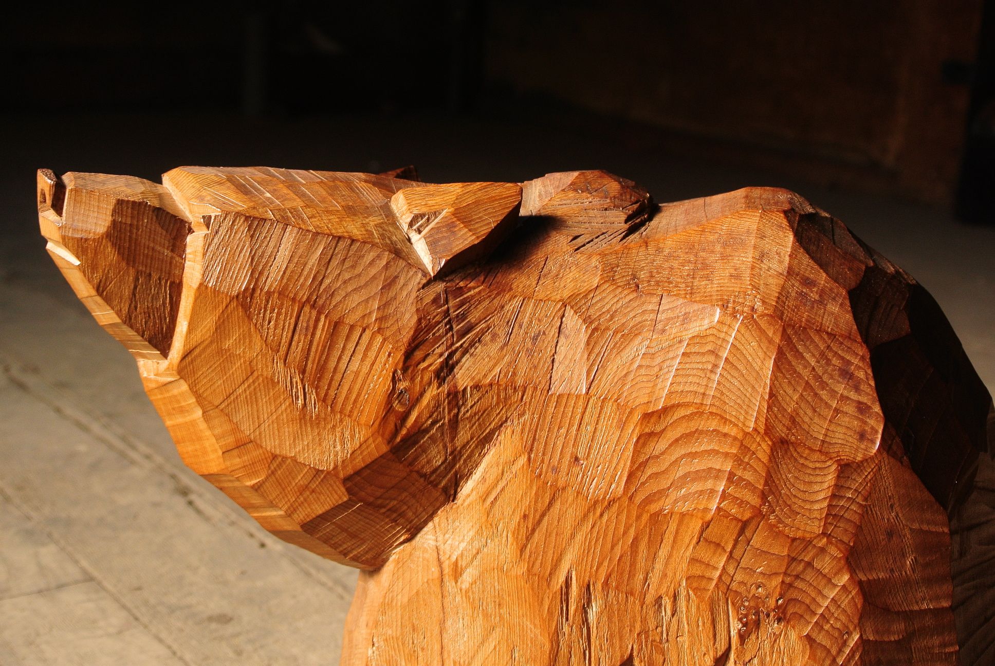 引間二郎（木歩）木彫り熊 - アンティーク雑貨・古道具の札幌